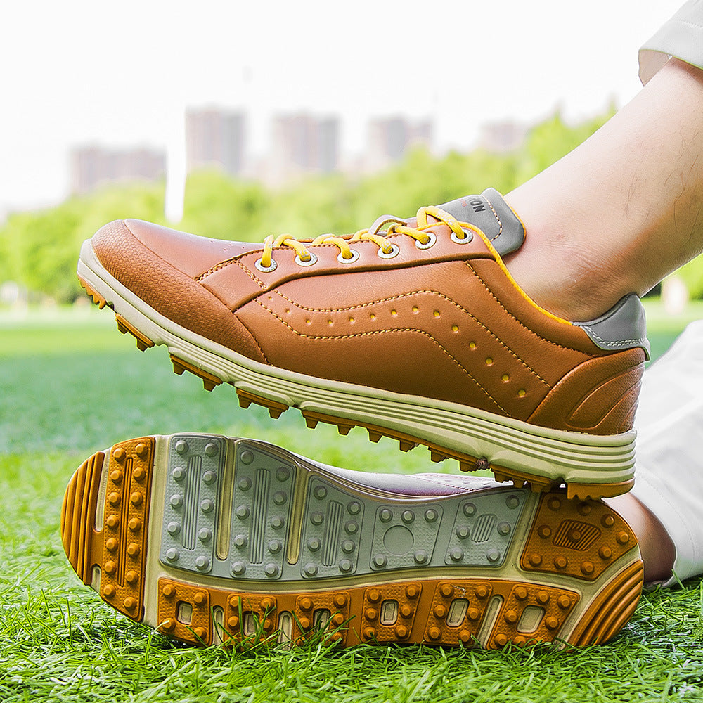 Men's no spike golf training shoes by eprolo in large size, featuring breathable material and durable outsole for on-course comfort