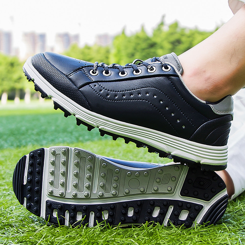 Men's no spike golf training shoes by eprolo in large sizes, featuring athletic design and comfortable fit for golfers.