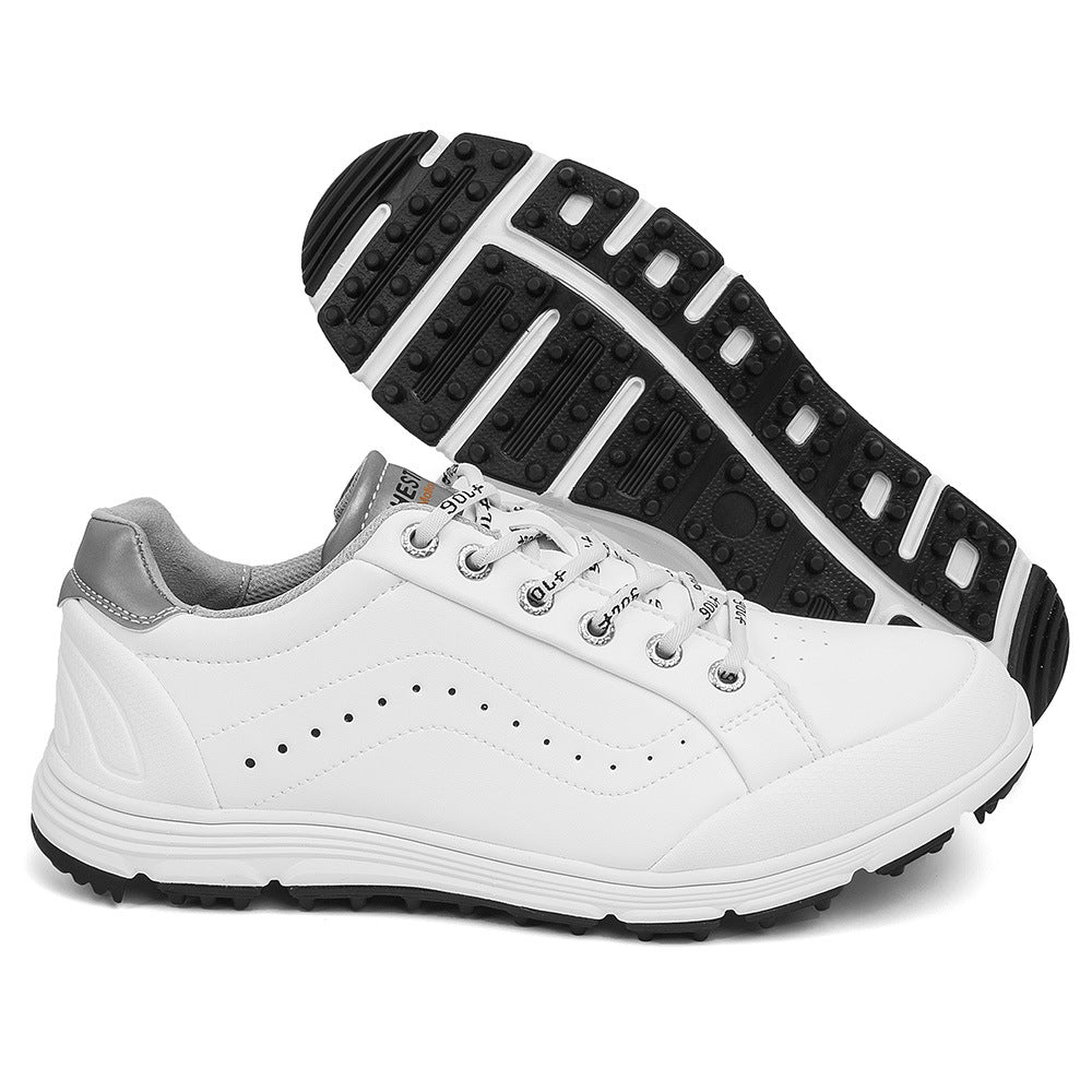 Men's no-spike golf training shoes by eprolo in large size, featuring a sporty design and breathable material suitable for golf practice