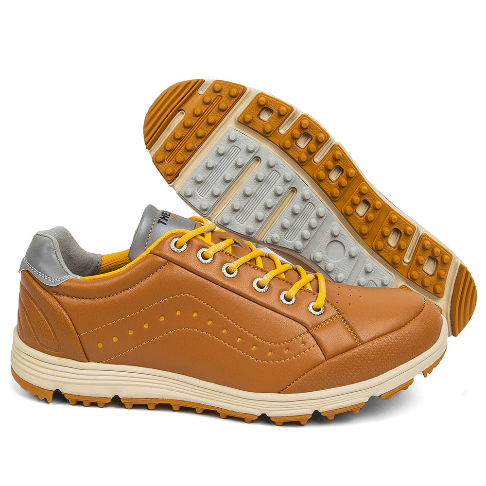 Men's no-spike golf training shoes by eprolo, large size, lightweight athletic golf shoes with durable sole and breathable material