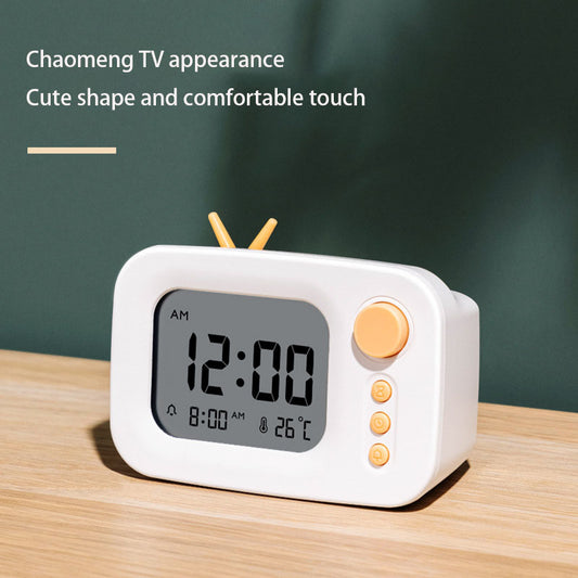 Alarm Clock For Students New Cute Simple Children's Home Intelligent Multifunctional Electronic Alarm Clock - American Smart