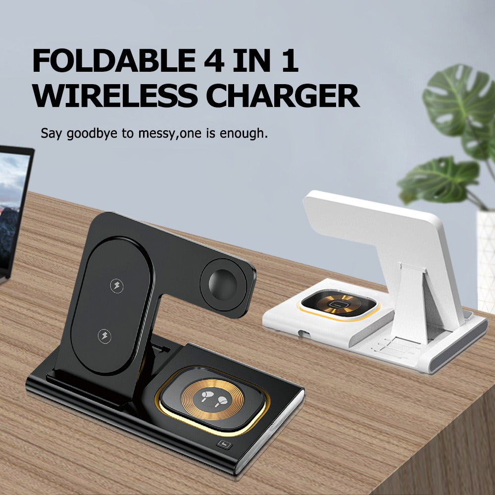 eprolo 3-in-1 wireless charger supporting fast charging and multifunctional wireless charging for smartphones, earbuds, and smartwatch.