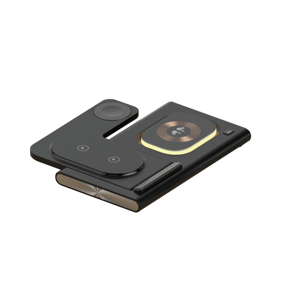 Eprolo 3-in-1 wireless charger supporting fast charging for smartphones, smartwatches, and earbuds with multifunctional design.