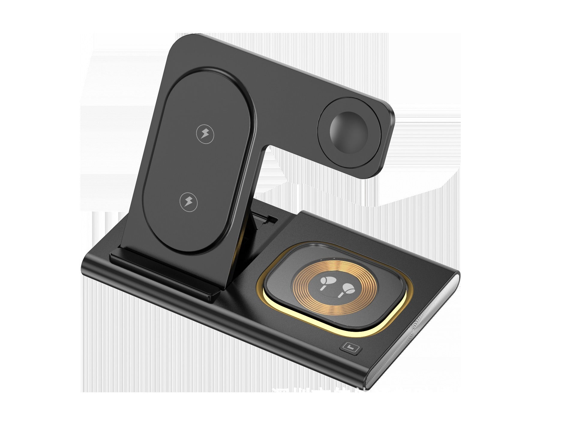 eprolo 3-in-1 wireless charger supporting fast charging, with multiple device charging capabilities and sleek design