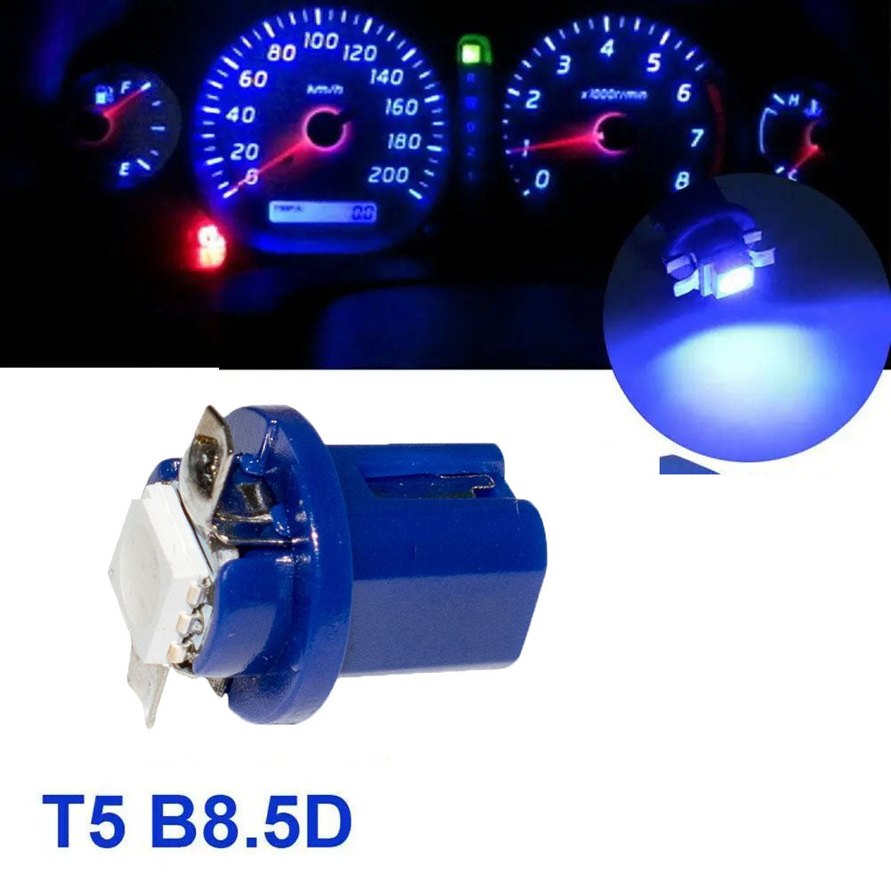 eprolo LED T5 indicator light with 5050SMD for car instrument panel, B8.5D width indicator light, vehicle dashboard illumination