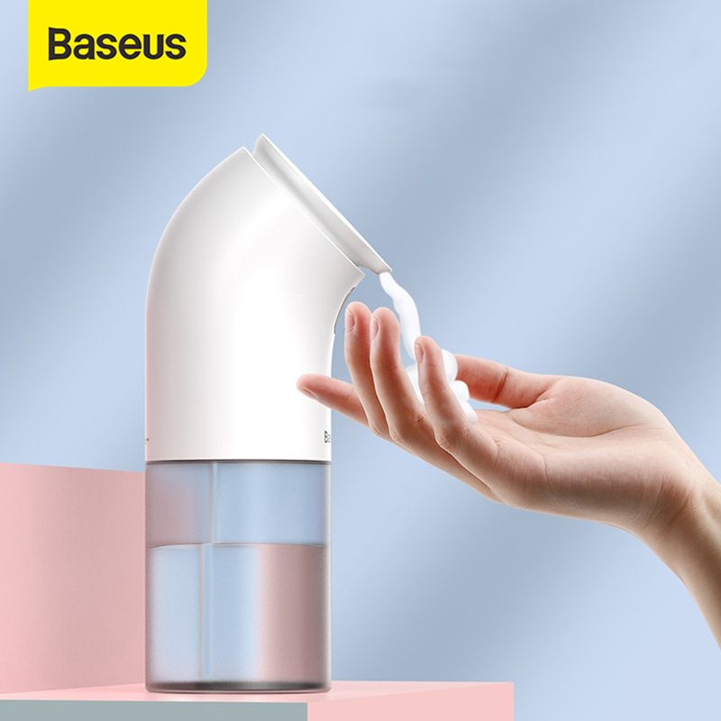 Baseus Intelligent Automatic Liquid Soap Dispenser Induction Foaming Hand Washing Device for Kitchen Bathroom (Without Liquid) - American Smart