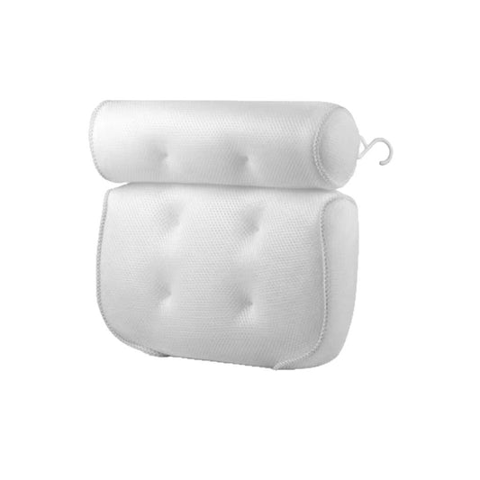 Bath Tub Pad Non-Slip Backrest Mesh Non-Slip Pad Bathroom Pillow SPA Massage Cushion 4D Suction Cup Fixed Backrest Pillow - American Smart