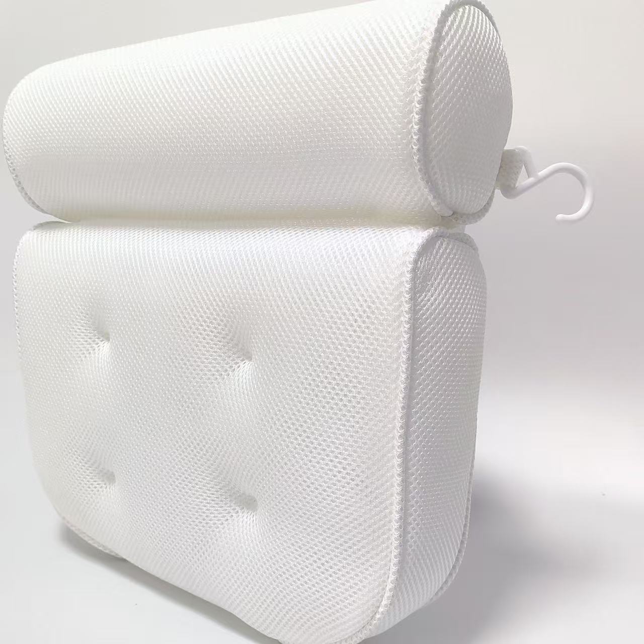 Bath Tub Pad Non-Slip Backrest Mesh Non-Slip Pad Bathroom Pillow SPA Massage Cushion 4D Suction Cup Fixed Backrest Pillow - American Smart
