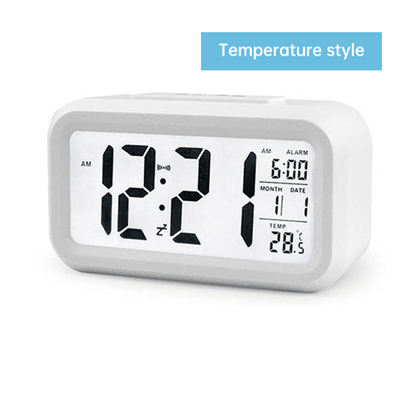 Smart Clock Charging Silent Sleepy Electronic Alarm Clock Intelligent Nightlight Creative Student Digital Alarm Clock