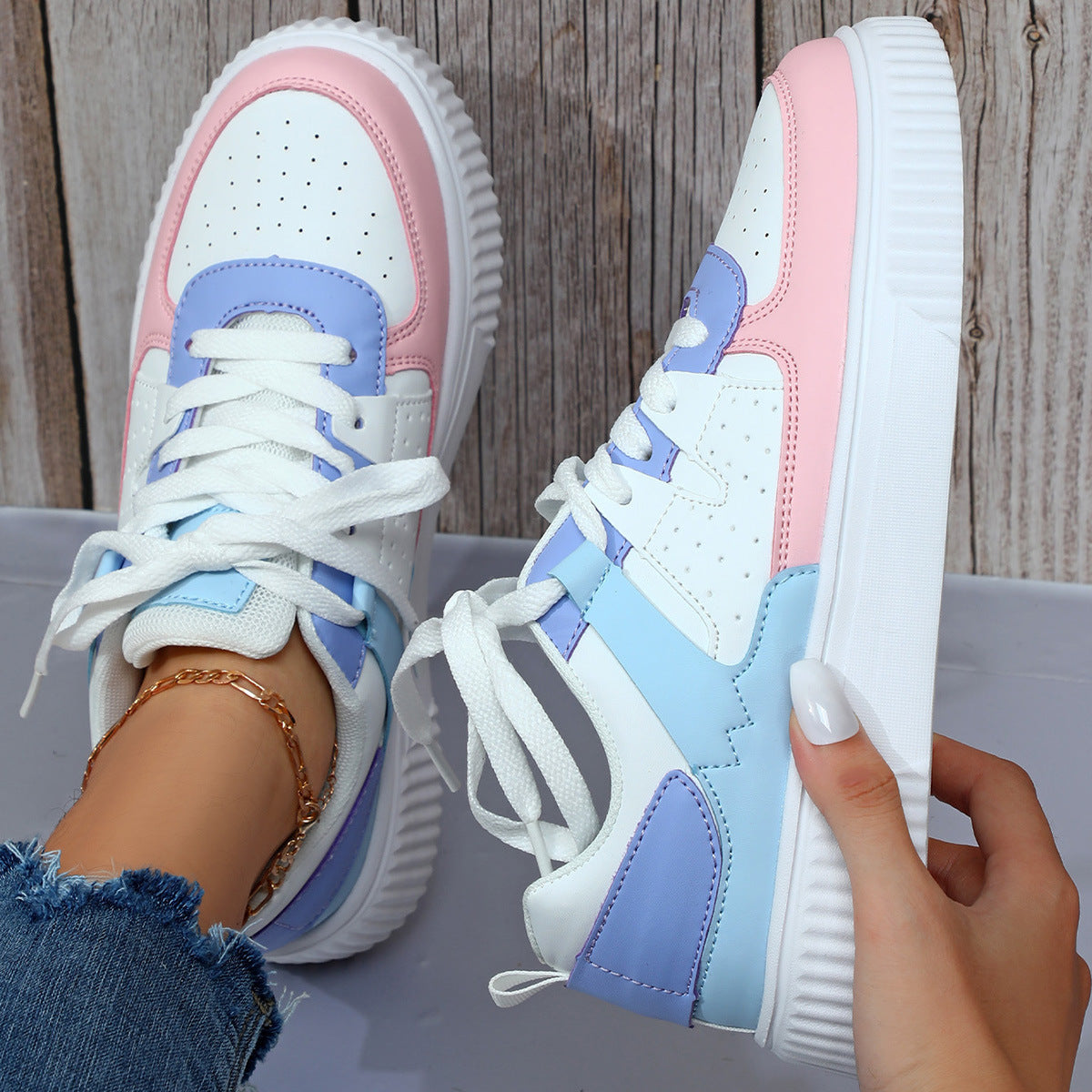 Couple style sneakers, breathable, comfortable, casual, sports single shoes - American Smart