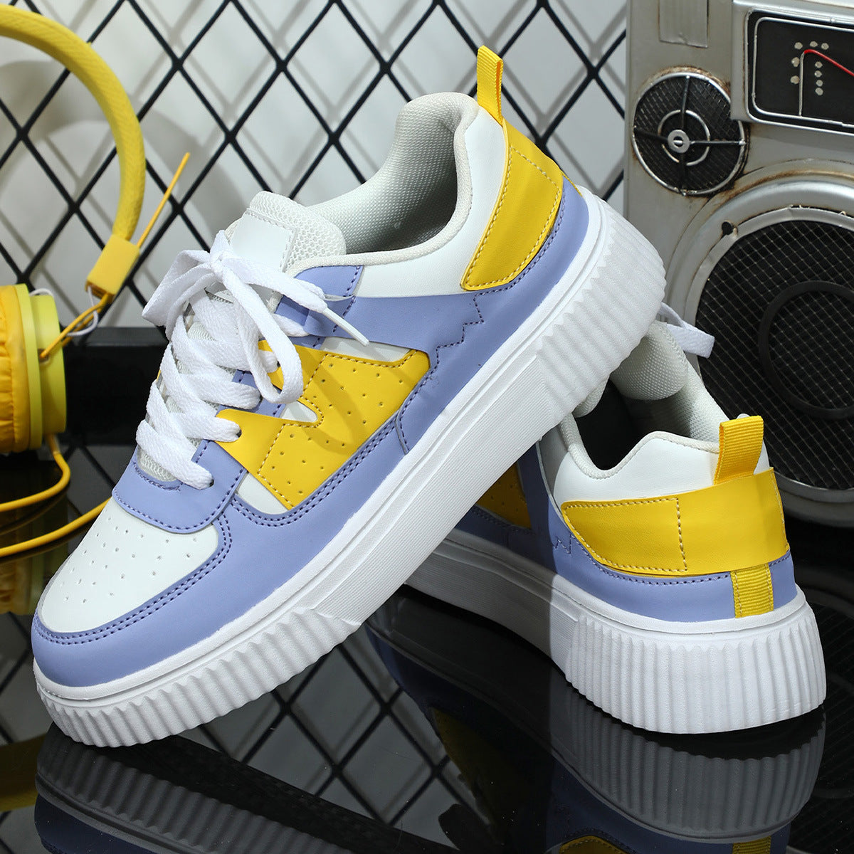 Couple style sneakers, breathable, comfortable, casual, sports single shoes - American Smart