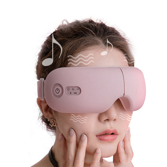 Bluetooth Smart Vibration Eye Massager Eye Care Device Hot Compress Glasses Instrument Music Foldable Eye Protection - American Smart