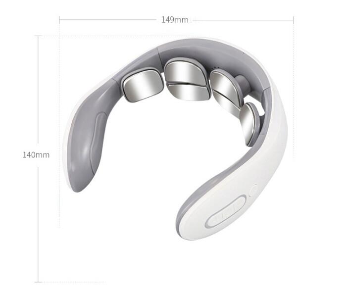 Cervical Spine Massager Home Electric Intelligent Neck Guard Neck Massager Spine Pulse Shoulder And Neck Massager - American Smart