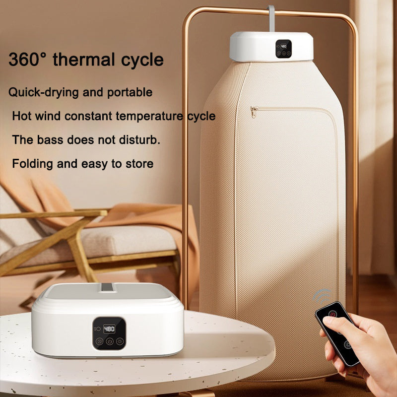 Eprolo home clothes dryer with compact, foldable design for fast drying and disinfecting baby clothes.