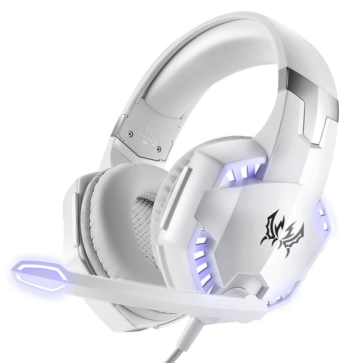 eprolo G2000 wired gaming earphones with head-mounted design and in-ear fit, ideal for computer esports gaming.