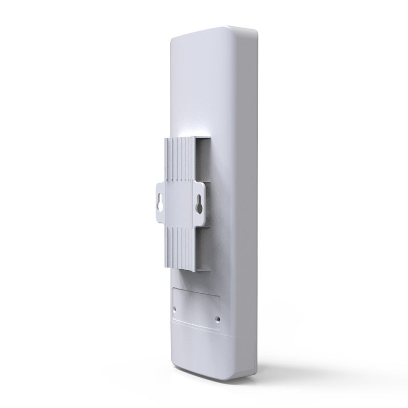 Outdoor WiFi base station by eprolo, E314N model, used for 5km wireless coverage and outdoor networking bridge setup.