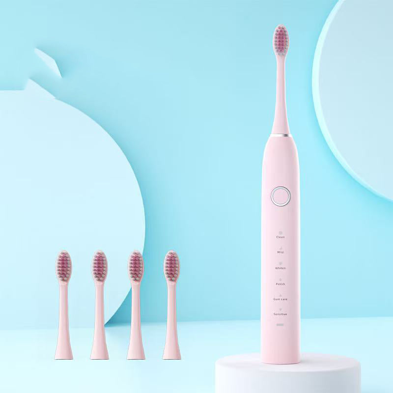 Eprolo intelligent electric toothbrush for adults with soft bristles, waterproof, fully automatic, and stylish sound wave design.