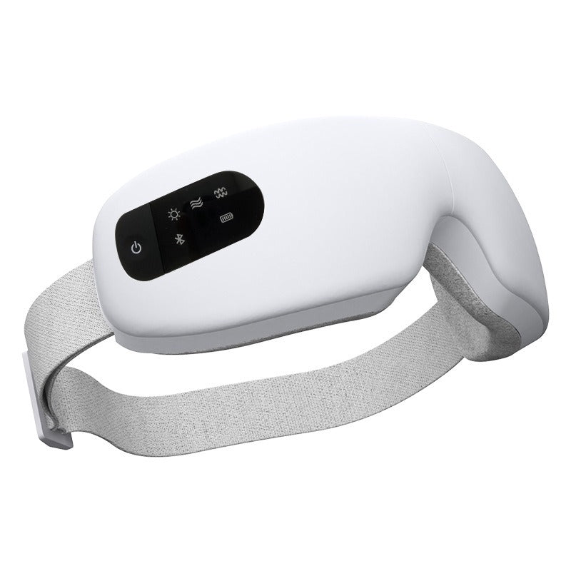 Eprolo eye massager with airbags, vibration, AI voice control, and hot compress for soothing eye relief and protection.
