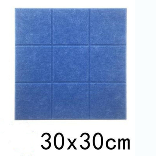 Creative felt sound-absorbing board wall decoration with Jiugongge design, DIY puzzle background, and message board for interior decor.