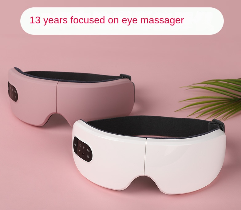 eprolo foldable rechargeable eye massage device with heat and vibration therapy, designed for home use and relaxation.