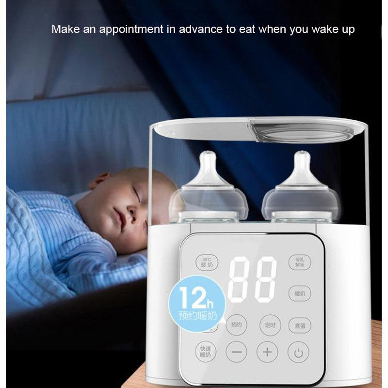 Eprolo intelligent breast warmer and milk bottle sterilizer, customizable, multifunctional device for home use with digital controls.