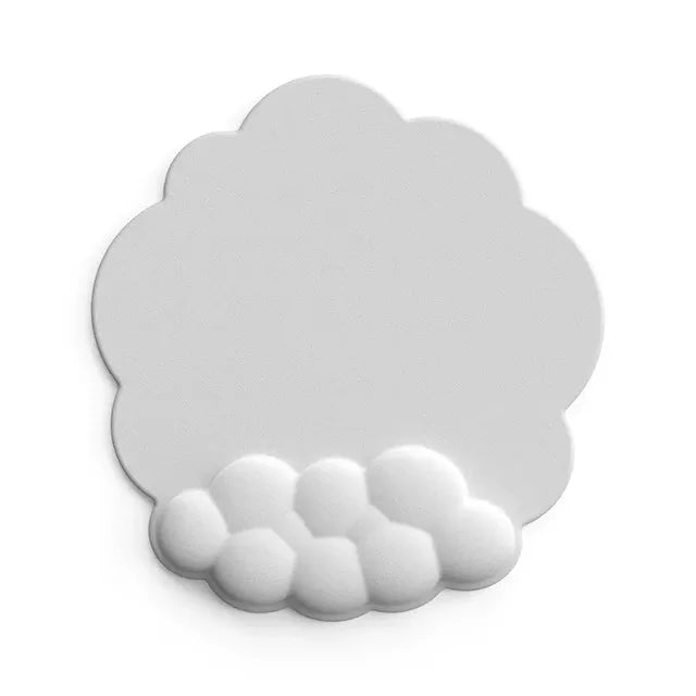 Eprolo mouse pad with wrist rest, cloud design, non-slip surface, memory foam support for desktop gaming and office use