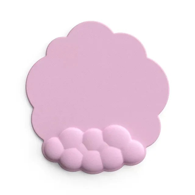 Eprolo mouse pad with wrist rest, cloud design, anti-slip bottom, memory foam support for desktop office or gaming use