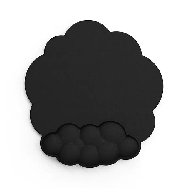 eprolo mouse pad with wrist rest, cloud-shaped ergonomic mouse pad with anti-slip memory foam for desktop and gaming use