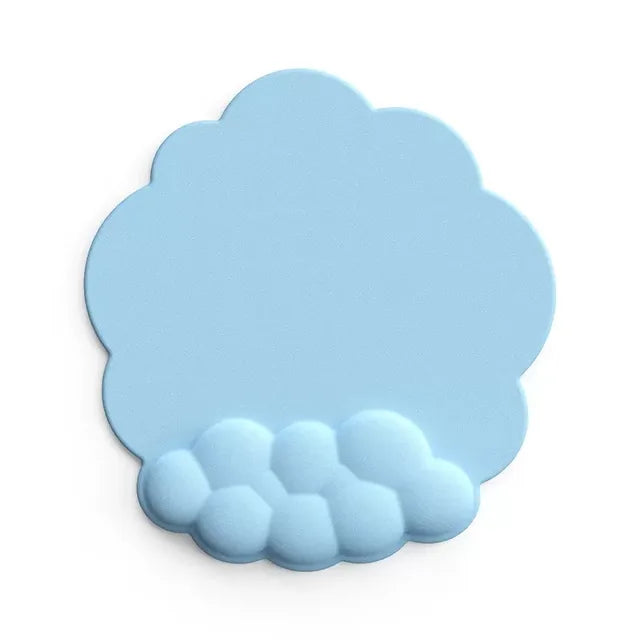 Eprolo mouse pad with wrist rest featuring cloud design, anti-slip base, and memory foam for comfortable desktop gaming and office use