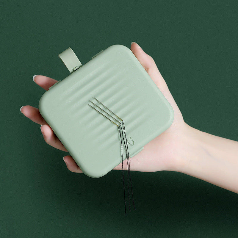 eprolo multi-functional sewing set with needle, essential hand sewing tools for home use, includes scissors, pins, and thread.