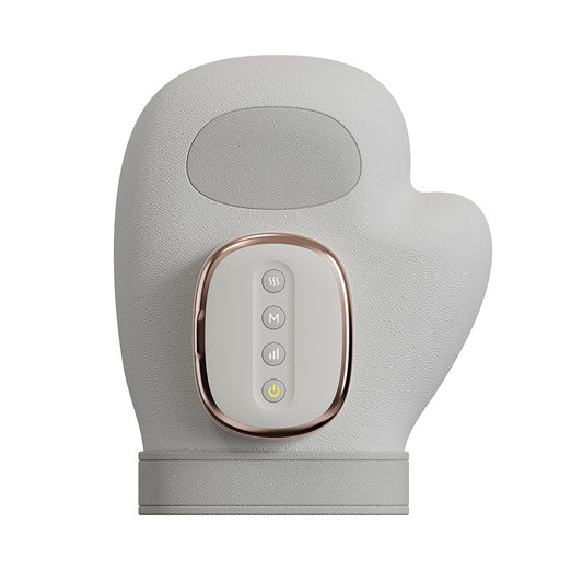 Eprolo hand and finger massager with heating and air compression for palm, wrist, and joint relief.