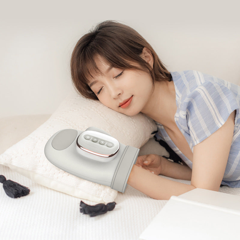 Eprolo hand massager with finger, palm, and wrist heating, compression air therapy for relaxing hand and joint relief.