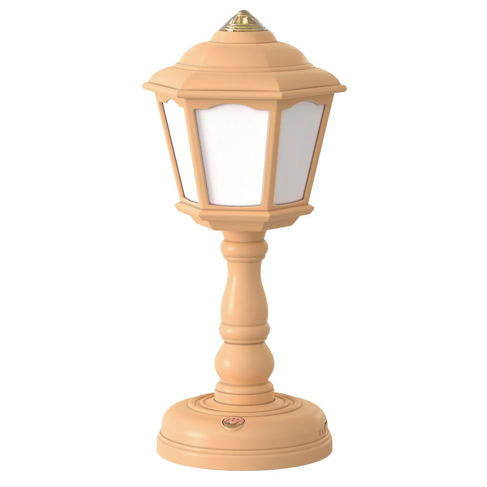Eprolo white LED retro desk lamp with touch control, USB charging, night light, eye protection, and mini design for modern home decor.