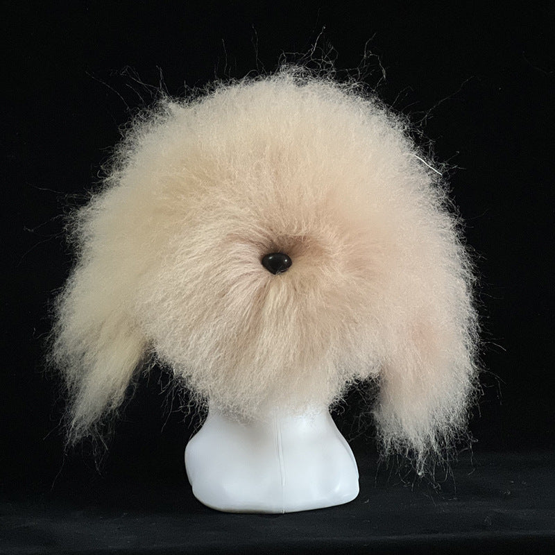 Eprolo professional dog grooming training head for beginner pet styling and fur practice, showing realistic dog's head model.