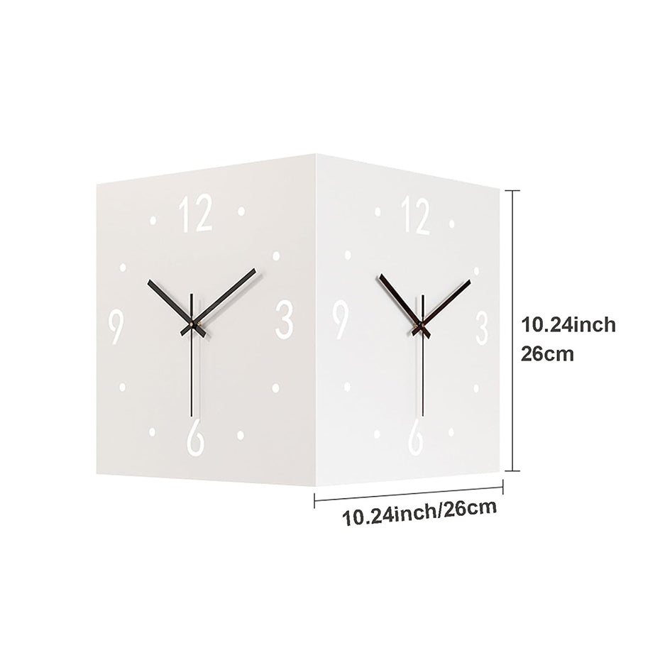 Nordic dual-glow LED wall clock by eprolo, minimalist modern design, silent clock for living room or bedroom decor