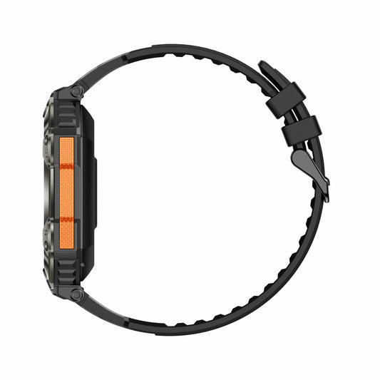 Eprolo KR80 Bluetooth smartwatch with heart rate, blood pressure, blood oxygen monitoring, compass, and HD voice call features.