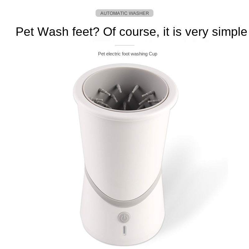eprolo pet automatic foot washing cup with a dog and cat paw cleaning device, designed for easy pet paw cleaning at home