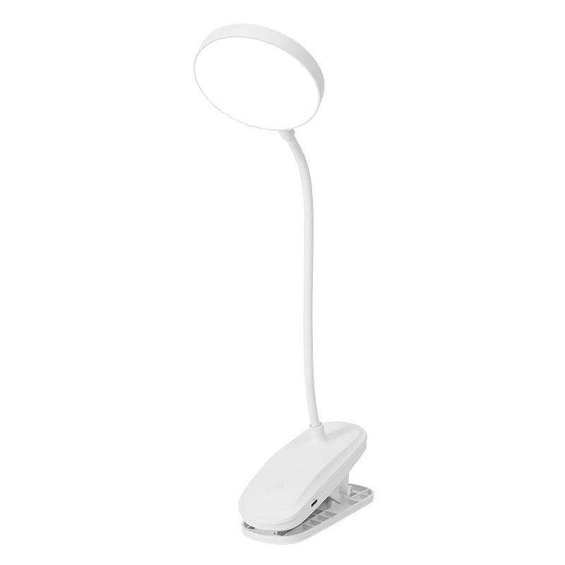Clip Desk Lamp Study With Student Dormitory Home Eye Protection Lamp Desk LED Rechargeable Bedroom Bedside Lamp - American Smart