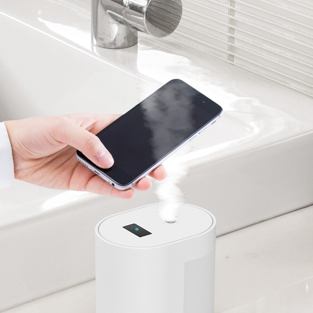 eprolo portable automatic touchless alcohol spray dispenser with sensor for hand and phone sterilization and cleaning.