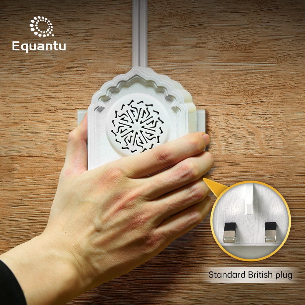 Eprolo portable Bluetooth speaker with LED night light, compact wall decoration and music player, in a sleek design.
