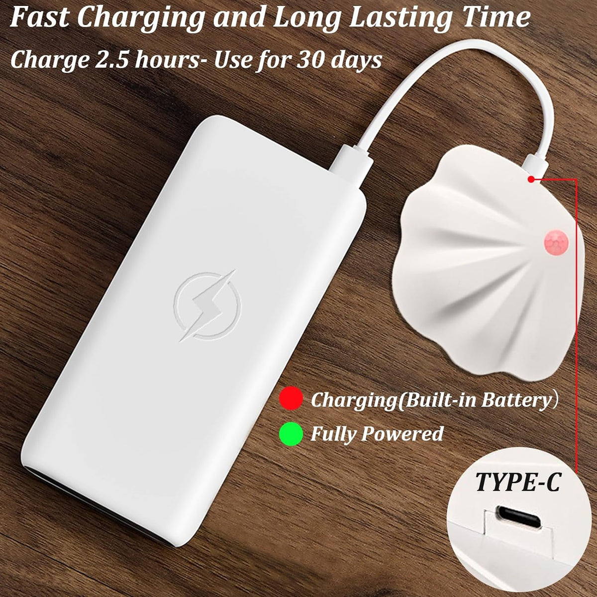Rechargeable eprolo toilet night light with motion sensor, illuminating toilet, stairs, hallway, or cabinet in low light conditions.