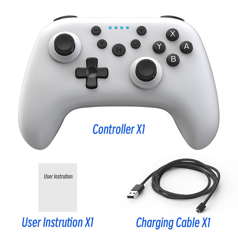 Suitable for Switch/site/OLED wireless Bluetooth game controller T30 six axis wake-up NFC - American Smart