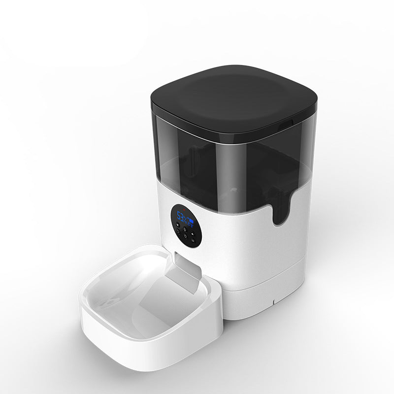 Eprolo automatic pet feeder for cats and dogs with 6L capacity, digital timer, and precise portion control for remote feeding.