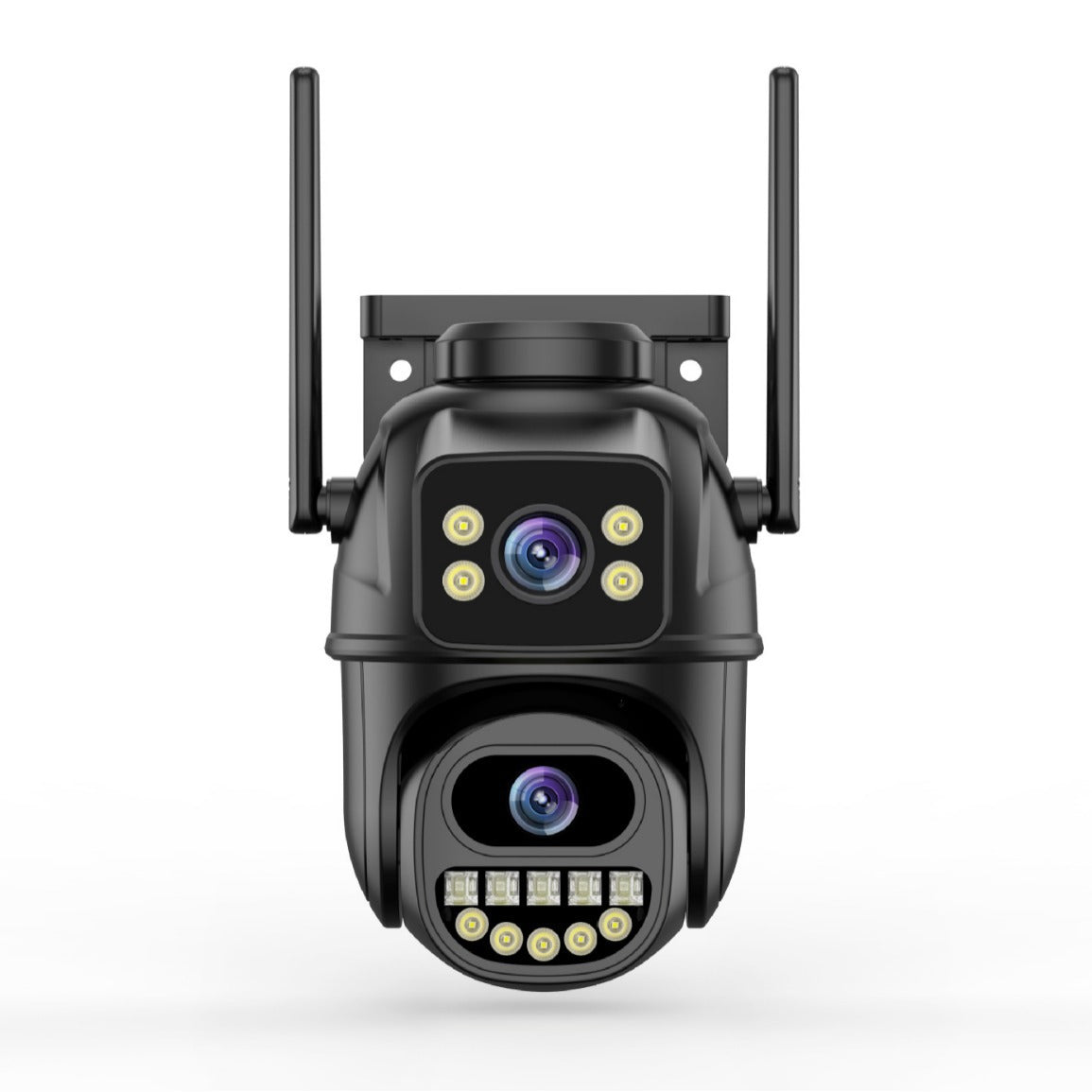 Dual screen wireless 360 degree mobile remote outdoor WiFi camera monitoring - American Smart