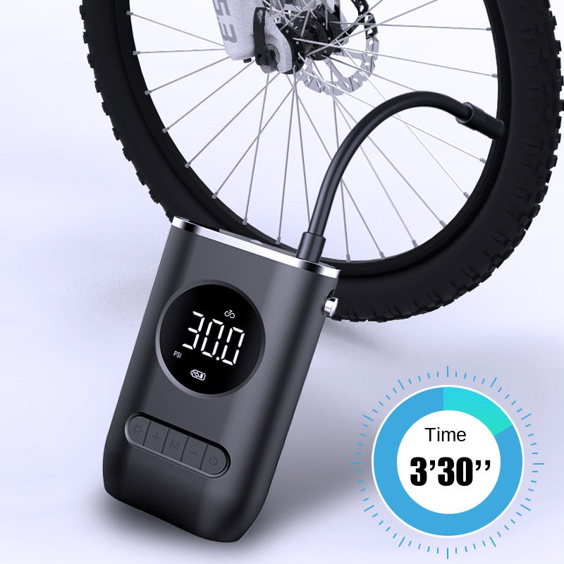 eprolo portable electric car inflator pump with wireless charging, compact handheld bicycle and tire inflator for super cars