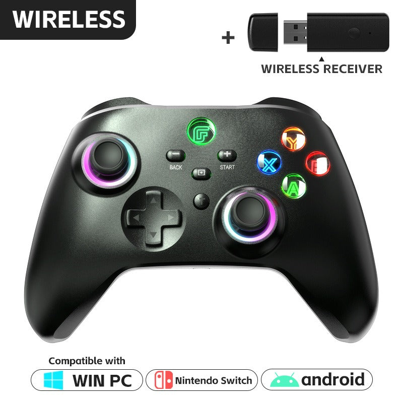 Wireless eprolo Switch Lite controller for PC and Android phones, featuring Bluetooth game controller with ergonomic design.
