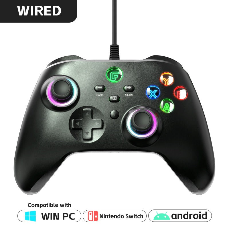 Wireless Bluetooth eprolo Switch Lite controller for PC and Android phones, featuring ergonomic design and game controls.