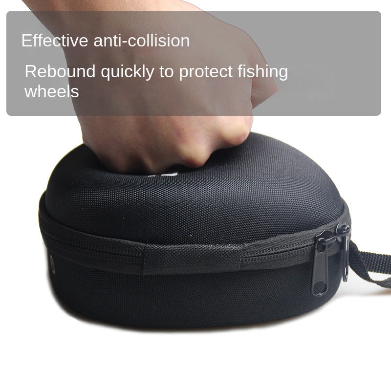 Drop-shaped Reel Case for Baitcasting, Fishing Reel Protective Cover; Accessory Storage Bag - American Smart