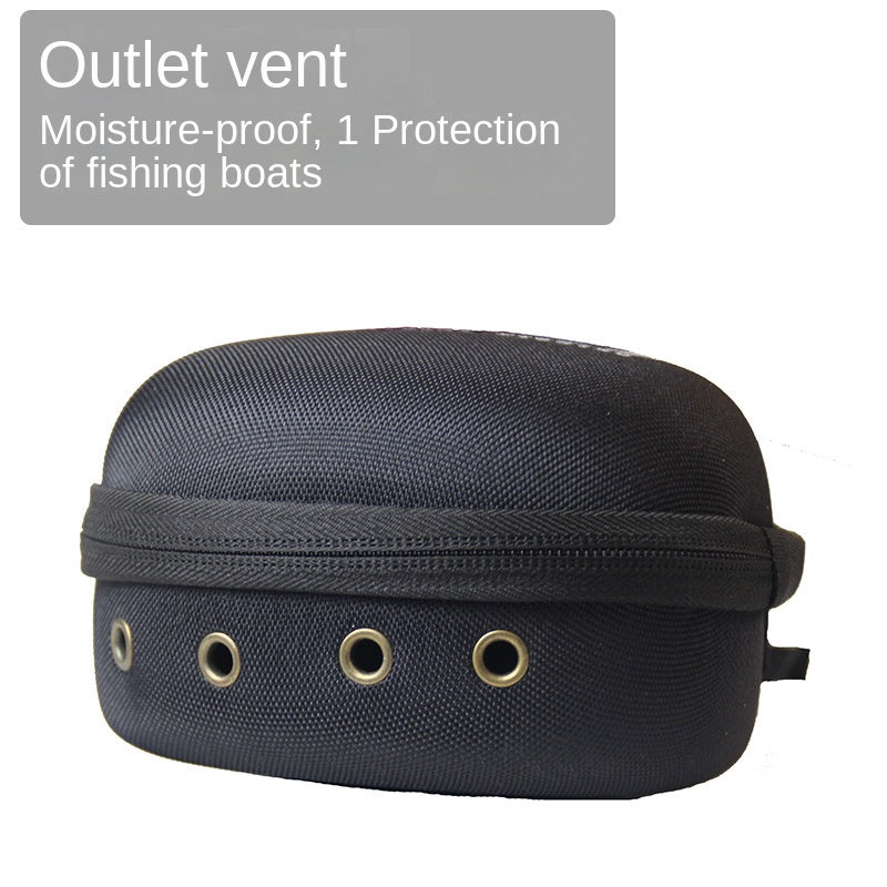 Drop-shaped Reel Case for Baitcasting, Fishing Reel Protective Cover; Accessory Storage Bag - American Smart