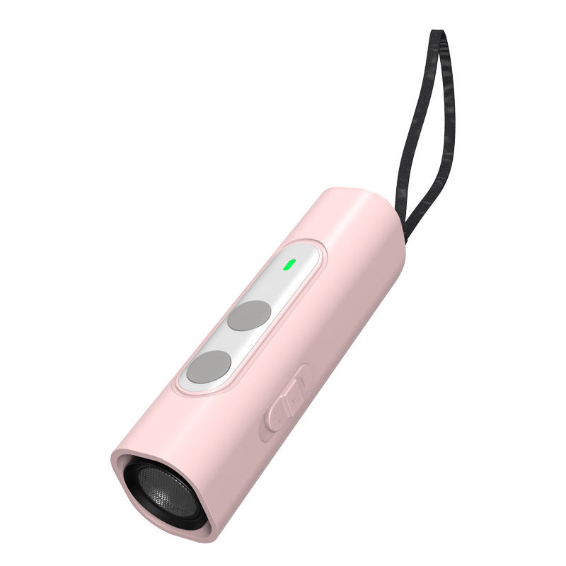 eprolo ultrasonic three-head sound dog repellent with flashlight, anti-barking device, and adjustable settings for training and protection